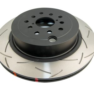 DBA 4000 Series T3 Slotted Rear Disc & Xtreme Performance Pad Kit 326mm for Subaru WRX STi