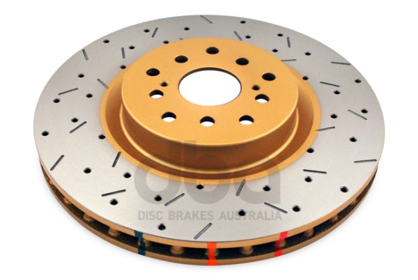 DBA 4000 Series Cross-Drilled & Slotted Front Brake Disc 326 x 30mm for Subaru BRZ / Subaru Forester & More