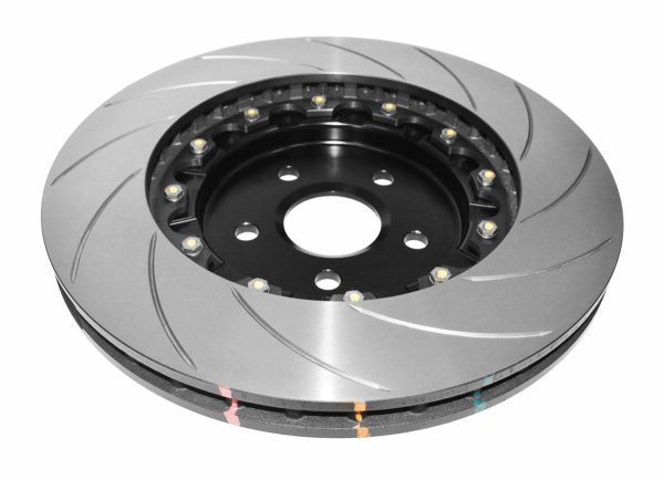 DBA 5000 Series Slotted Left Front Brake Disc 367 x 32mm Black Hat for Hsv CLUBSPORT (VF) / Hsv GRANGE (WN) & More