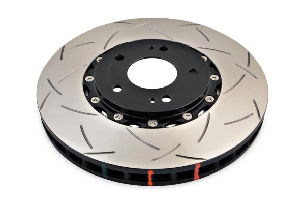 DBA 5000 Series T3 Slotted Front Brake Disc 320 x 32mm Black Hat for Mitsubishi Lancer Evo 5 / Mitsubishi Lancer Evo 6 & More