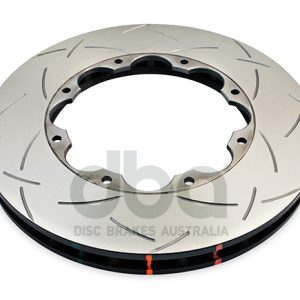 DBA52223.1S_LR_FRONT.jpg DBA 5000 Series T3 Slotted Front Replacement Rotor Ring 350mm for Mitsubishi Lancer Evo 10
