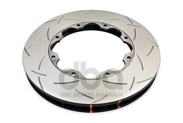 DBA 5000 Series T3 Slotted Front Replacement Rotor Ring 350mm for Mitsubishi Lancer Evo 10