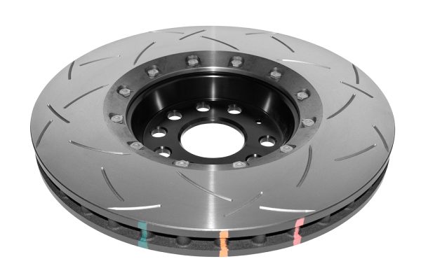 DBA 5000 Series T3 Slotted Front Brake Disc 345 x 30mm Black Hat for Audi A3 quattro 8P / Audi S3 8P & More
