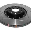 DBA 5000 Series T3 Slotted Front Brake Disc 345 x 30mm Black Hat for Audi A3 quattro 8P / Audi S3 8P & More