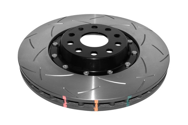 DBA 5000 Series T3 Slotted Front Brake Disc 345 x 30mm Black Hat for Audi A3 quattro 8P / Audi S3 8P & More