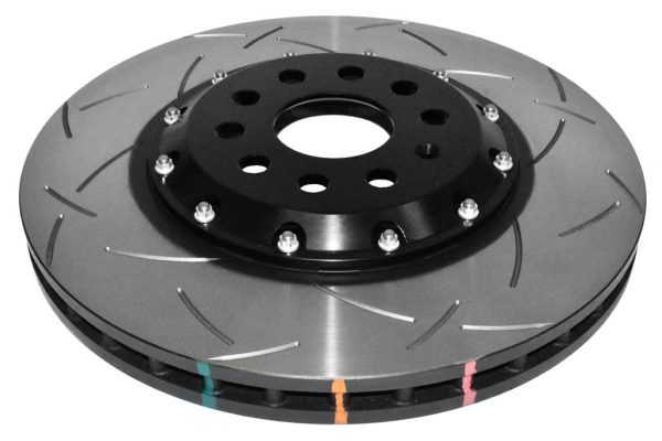 DBA 5000 Series T3 Slotted Front Brake Disc 340 x 30mm Black Hat for Audi A3 8Y / Audi A3 quattro 8Y & More