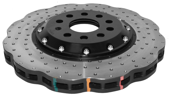 DBA 5000 Series Cross-Drilled & Dimpled Front Brake Disc 340 x 30mm Black Hat for Audi A3 8Y / Audi A3 quattro 8Y & More