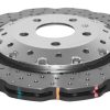 DBA 5000 Series Cross-Drilled & Dimpled Rear Brake Disc 330mm for Audi RS4 B8