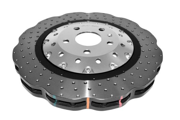 DBA 5000 Series Cross-Drilled & Dimpled Front Brake Disc 365mm for Audi RSQ3 8U