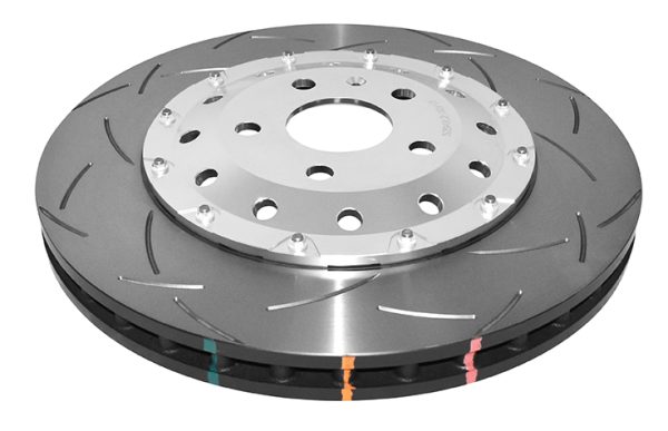 DBA 5000 Series T3 Slotted Front Brake Disc 370 x 32mm Silver Hat for Audi TTRS Plus quattro 8J / Audi TTRS quattro 8J & More
