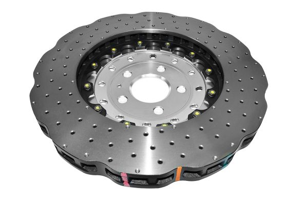 DBA 5000 Series Cross-Drilled & Dimpled Front Brake Disc 390mm for Audi RS6 C7 / Audi RS7 4G8