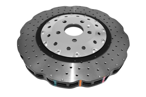 DBA53002WSLVXD_T.jpg DBA 5000 Series Cross-Drilled & Dimpled Front Brake Disc 390mm for Audi RS6 C7 / Audi RS7 4G8