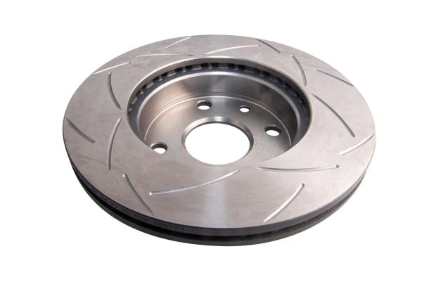 DBA Street Series T2 Slotted Front Brake Disc 235 x 18mm for Mazda 121 / Mazda 323 & More
