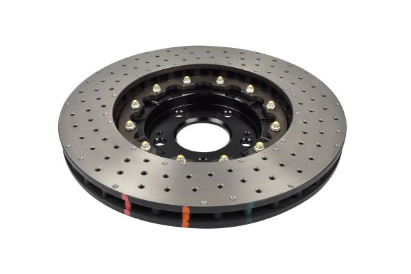DBA 5000 Series Cross-Drilled & Dimpled Front Brake Disc 345mm for Hyundai i-30 N PD