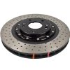 DBA 5000 Series Cross-Drilled & Dimpled Front Brake Disc 345mm for Hyundai i-30 N PD