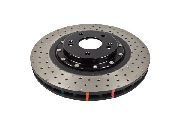 DBA 5000 Series Cross-Drilled & Dimpled Front Brake Disc 345mm for Hyundai i-30 N PD