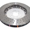 DBA 5000 Series Cross-Drilled & Dimpled Front Brake Disc 370mm for Audi TTRS quattro 8S