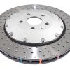 DBA 5000 Series Cross-Drilled & Dimpled Front Brake Disc 370mm for Audi TTRS quattro 8S