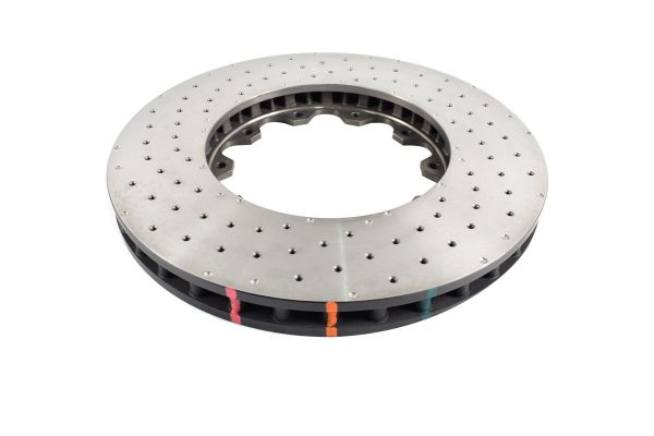 DBA 5000 Series Cross-Drilled, Slotted & Dimpled Front Replacement Rotor Ring 390mm for Chevrolet Camaro (6th Gen) ZL1