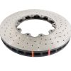 DBA 5000 Series Cross-Drilled, Slotted & Dimpled Front Replacement Rotor Ring 390mm for Chevrolet Camaro (6th Gen) ZL1