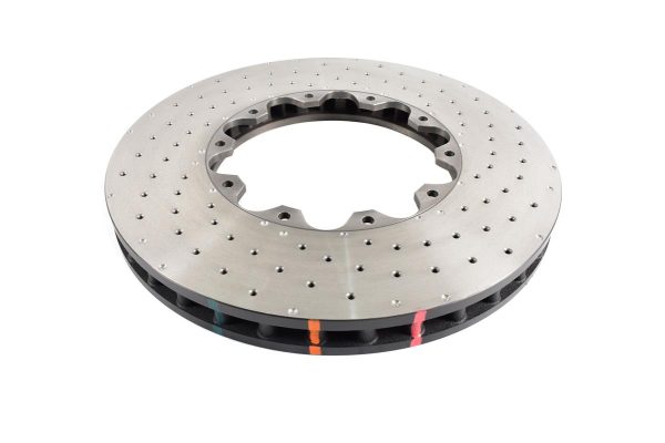 DBA 5000 Series Cross-Drilled, Slotted & Dimpled Front Replacement Rotor Ring 390mm for Chevrolet Camaro (6th Gen) ZL1