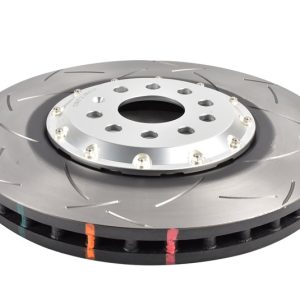 DBA 5000 Series T3 Slotted Front Brake Disc 357 x 34mm Silver Hat for Audi S3 8Y / Cupra Formentor & More