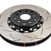 DBA 5000 Series T3 Slotted Front Brake Disc 326 x 30mm Black Hat for Subaru BRZ / Subaru Forester & More