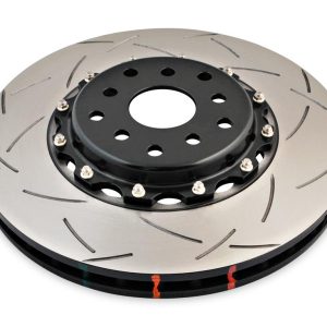DBA 5000 Series T3 Slotted Front Brake Disc 326 x 30mm Black Hat for Subaru BRZ / Subaru Forester & More