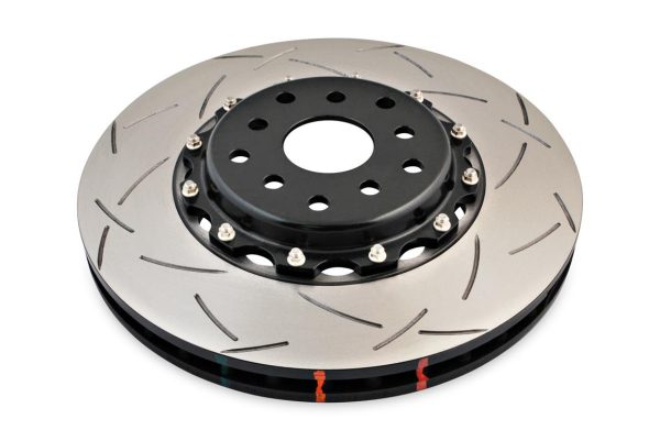 DBA 5000 Series T3 Slotted Front Brake Disc 326 x 30mm Black Hat for Subaru BRZ / Subaru Forester & More