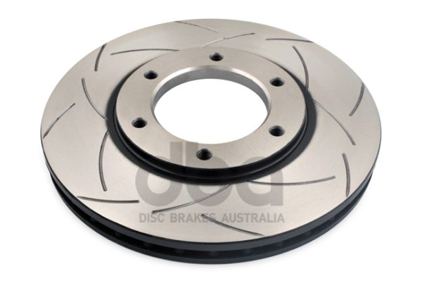 DBA Street Series T2 Slotted Front Brake Disc 306mm for Nissan Patrol Y60