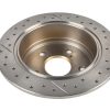 DBA Street Series X-Gold Drilled & Slotted Rear Brake Disc 269 x 10mm for Toyota Camry (MCV20R) / Toyota Camry SVX10R & More