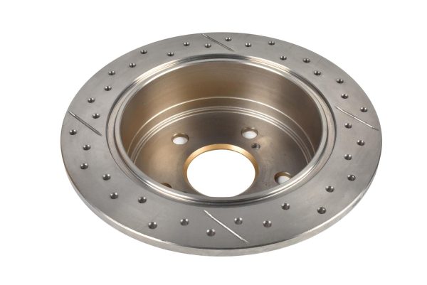 DBA Street Series X-Gold Drilled & Slotted Rear Brake Disc 269 x 10mm for Toyota Camry (MCV20R) / Toyota Camry SVX10R & More