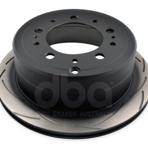 DBA Street Series T2 Slotted Rear Disc & Street Performance Pad Kit 330 x 18mm for Toyota Land Cruiser