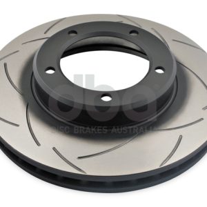 DBA Street Series T2 Slotted Front Disc & Street Performance Pad Kit 322 x 32mm for Toyota Land Cruiser