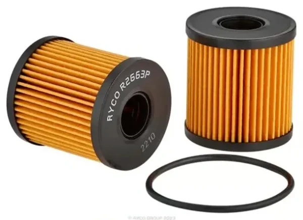 Ryco Oil Filter for Land Rover Defender, Land Rover Discovery Sport, Citroen Berlingo & More – Inside diameter top 24.40 mm, Outside diameter top 65.00 mm