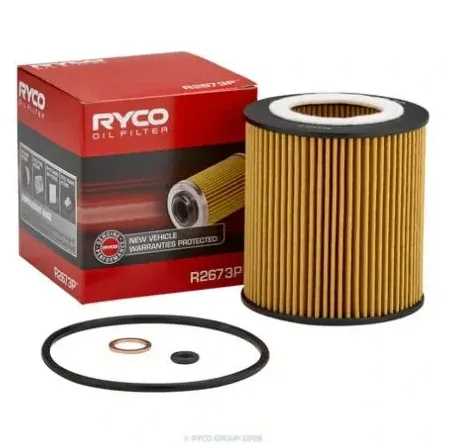 Ryco Oil Filter for BMW 1 Series, BMW 2 Series, BMW 3 Series & More – Height : 124 mm, Outer Diameter : 78 mm