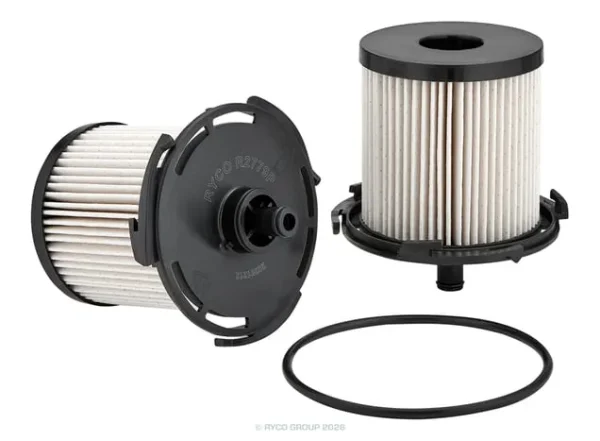 Ryco Fuel Filter for Ford Tourneo, Ford Transit, Ford Transit Custom – Inside Diameter Top 8.00 mm, Outside Diameter Top 124.50 mm