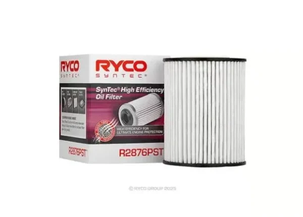 Ryco Oil Filter for BMW 3 Series, BMW 5 Series, BMW 6 Series – Inside Diameter Top 33.00, Outside Diameter Top 83.00
