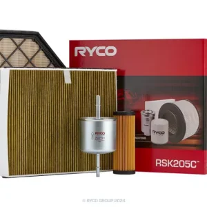 RSK205C.webp Ryco Filter Service Kit with Cabin Filter for Ford Ranger Raptor PY T6.2 Series V6 3.0L (DD2S Engine) 06/2022 on