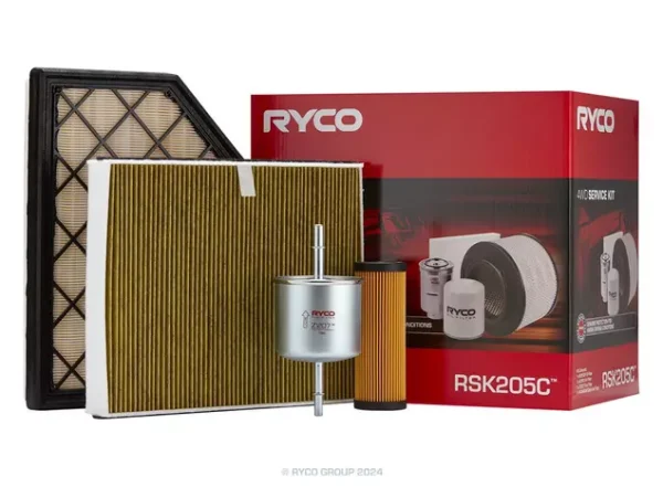 Ryco Filter Service Kit with Cabin Filter for Ford Ranger Raptor PY T6.2 Series V6 3.0L (DD2S Engine) 06/2022 on