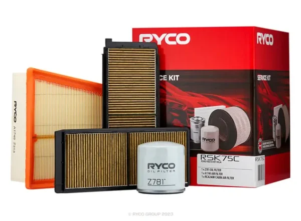Ryco Filter Service Kit with Cabin Filter for Ford Fiesta WT JXXAR Series (HXJB Engine) 10/2010 - 07/2013