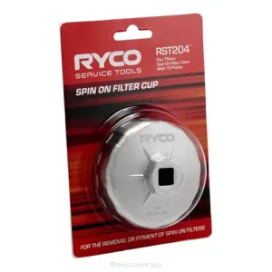Ryco Spin On Filter Removal Cup Kit for Isuzu D-Max, Mitsubishi L200, Mitsubishi Pajero & Shogun & More