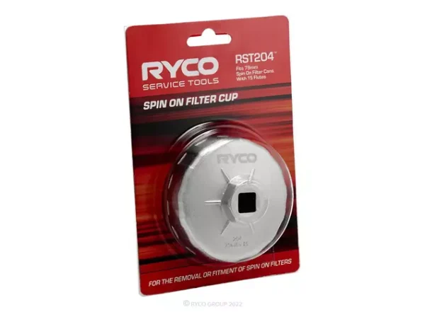 Ryco Spin On Filter Removal Cup Kit for Isuzu D-Max, Mitsubishi L200, Mitsubishi Pajero & Shogun & More