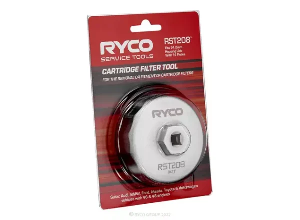 Ryco Spin On Filter Removal Cup Kit for Volkswagen Amarok, Aston Martin DBX, Chrysler 300C & More