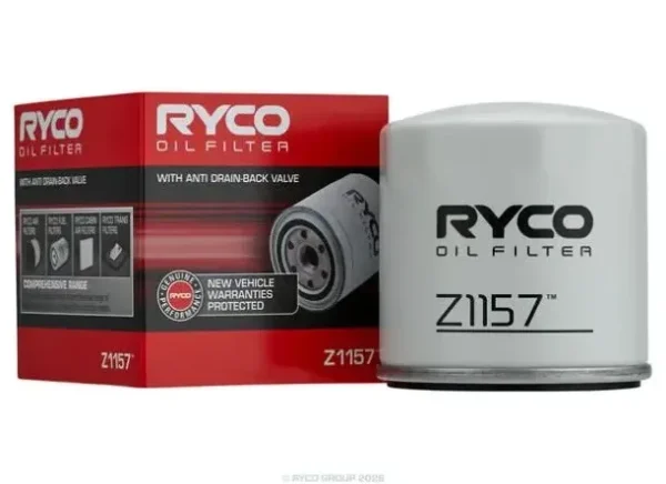 Ryco Oil Filter for Audi A1, Audi A3, Audi A4 & More – Height Overall 78.00 mm, Diameter 76.00 mm