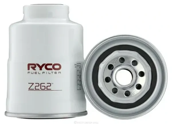 Ryco Fuel Filter for Isuzu D-Max, Mitsubishi L200, Mitsubishi Pajero & Shogun & More – Height Overall 128.00 mm, Seal Diameter (OD) 73.00 mm