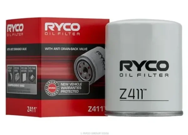 Ryco Oil Filter for Mitsubishi L200, Mitsubishi Pajero & Shogun, Mitsubishi Shogun Sport & More – Height Overall 85 mm, Diameter 65 mm