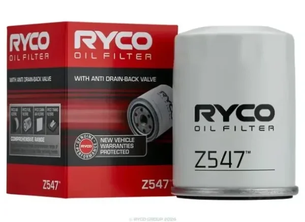 Z547.webp Ryco Oil Filter for Nissan Navara, Nissan Patrol, Polaris Ranger & More