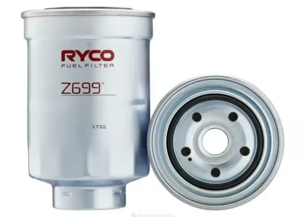 Ryco Fuel Filter for Ford Ranger, Mitsubishi L200, Mitsubishi Pajero & Shogun & More – Height 140 mm, Outer Diameter 94 mm