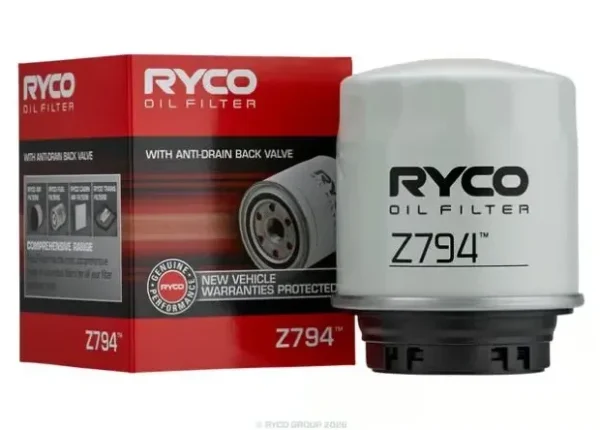 Ryco Oil Filter for Audi A1, Audi A3, Skoda Fabia & More – Height Overall 98.00 mm, Diameter 76.00 mm